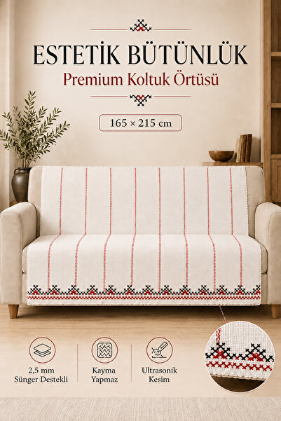 Çok Amaçlı Modern Bohem Kadife Koltuk Örtüsü,Çekyat Örtüsü Piknik Örtüsü Masa örtüsü Kaymaz Süngerli