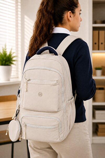 Vona Bags Martella Nylon Fabric Backpack M313