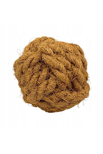 NO BRAND Minge naturală pentru câini din fibră de cocos - Mărimea L / 9cm