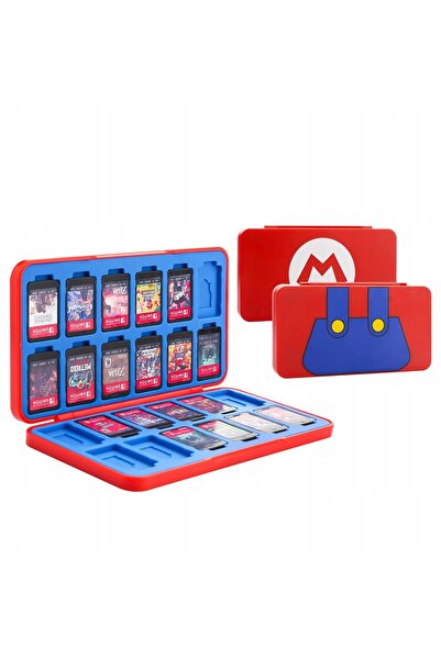 NO BRAND 24x Carcasă pentru carduri de joc pentru card SD NS Switch OLED Mari...