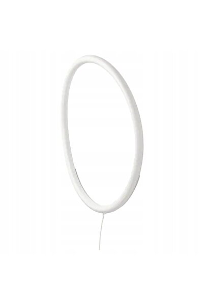 IKEA Aplică de perete LED VARMBLIXT, metal alb/roată
