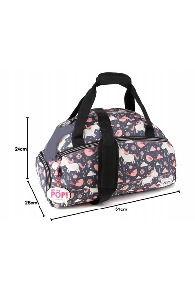 NO BRAND OH MY POP BAG SPORTIV DE WEEKEND PENTRU COPII UNISEX FETE 33,5L