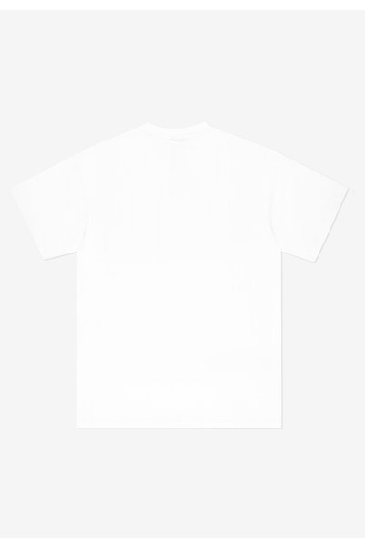 PROSTO Tricou bărbătesc alb, stil colegiu, mărimea M
