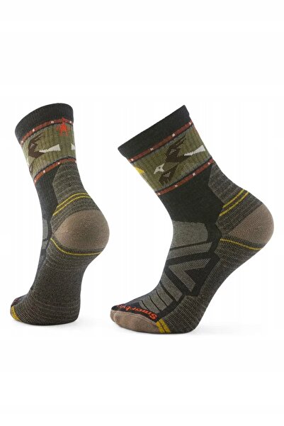 NO BRAND Șosete de trekking unisex SMARTWOOL H LC S MCRW HIKE CHARC verde