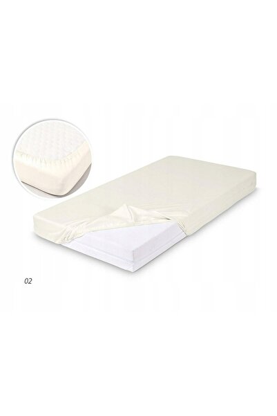 NO BRAND Cearșaf de pat din bumbac BAMBOO cu elastic 150/160x190/200x20 cm