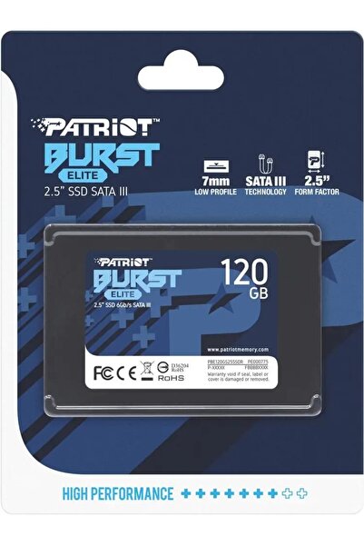 Patriot Burst Elite 120GB 2.5" SATA III SSD (PBE120GS25SSDR)