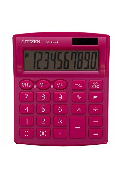 Citizen Calculator de birou SDC-810NR-PK Roz 127x105mm