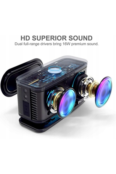 NO BRAND Boxă portabilă Doss SoundBox Plus Negru