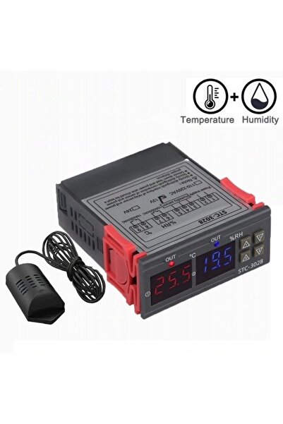 ABC Termostat STC-3028 Regulator de temperatură și umiditate cu afișaj LCD