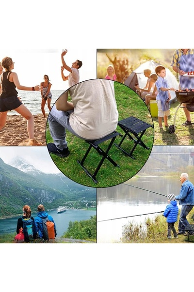 NO BRAND Accesorii pentru set de pescuit, scaun de camping pliabil, suport ti...