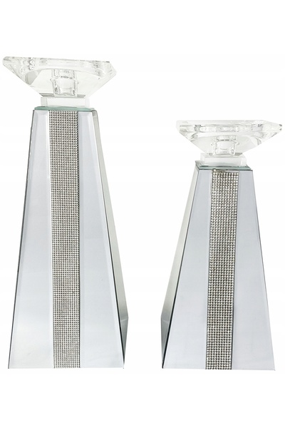 NO BRAND SET DE SFEȘNICE GLAMOUR cu oglindă YR515/516