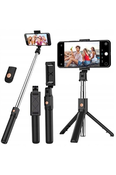 NO BRAND Selfie stick trepied pentru telefon cu telecomandă Bluetooth