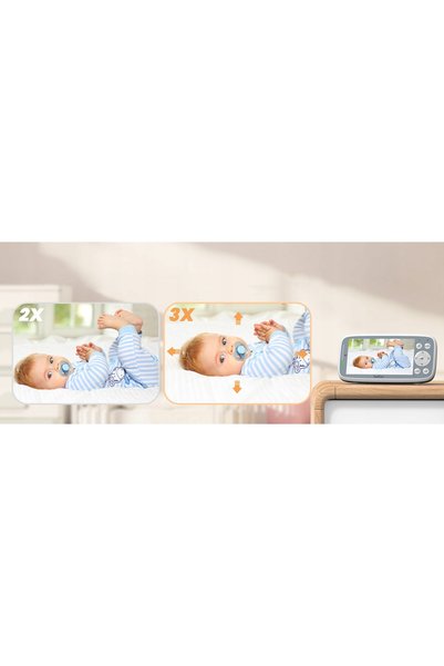 BOIFUN Monitor electronic pentru bebeluși cu 2 camere live, viziune nocturnă,...