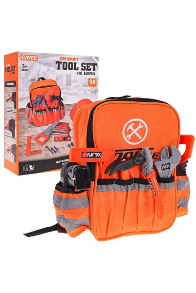 NO BRAND set de bricolaj pentru copii: RUCSAK PENTRU SCULE + SCULE
