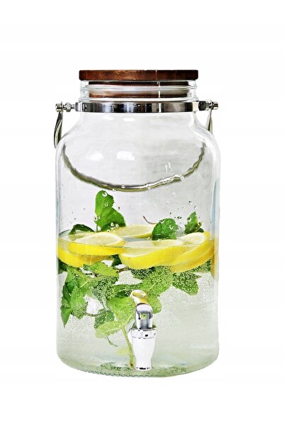 MPLCO Carafă de băuturi, carafă de limonadă, recipient pentru suc, ulcior de ...