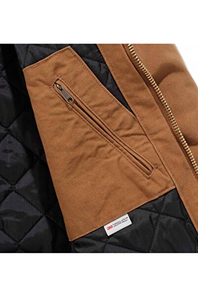 Carhartt Jachetă căptușită cu puf Duck Insulated Active Jacket - maro XL