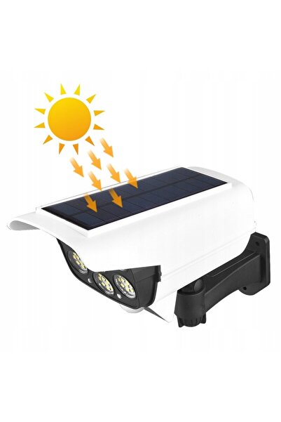 NO BRAND Cameră foto cu senzor de mișcare și lampă LED solară