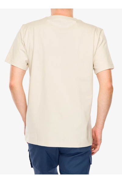 Fjällräven Tricou Fjallraven cu logo multicolor - alb cretă L
