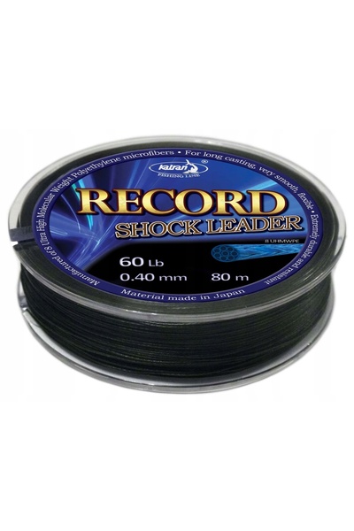 NO BRAND Katran Record Shock Leader 45lb 0,35mm x 80m Fir împletit pentru săg...