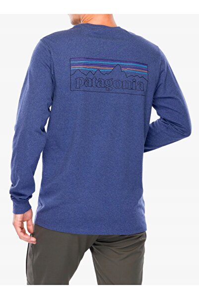 Patagonia Bluză fără glugă cu mânecă lungă P-6 Logo Responsibili-Tee - p-6