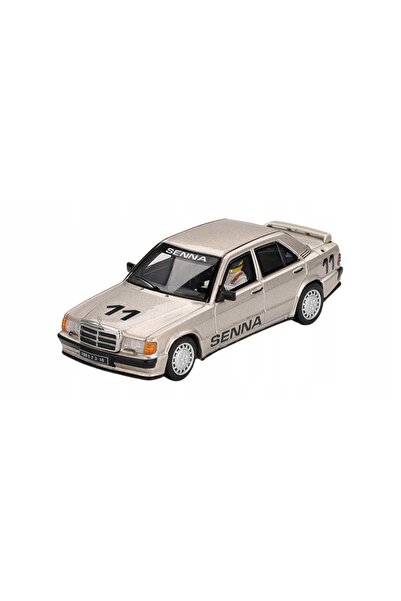 NO BRAND MINI GT 1984 MERCEDES-BENZ 190 E 2.3-16 # 11 AYRTON SENNA # 1076 1:64