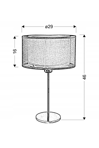 Candellux Lampă de masă SOLO cromată