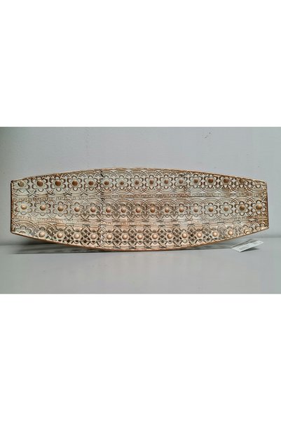 NO BRAND Vas de aur pe picioare 52x19x9,5cm