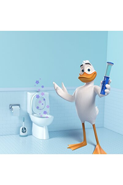 DUCK Fresh Marine disc de gel de toaletă, rezervă, 12 utilizări x6
