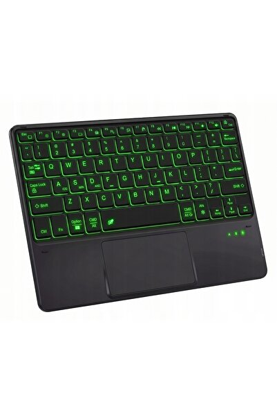 NO BRAND Tastatură wireless pentru tablete, caractere poloneze, touchpad Blue...