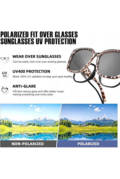 NO BRAND Ochelari de soare polarizați UV400 Ochelari de soare pentru condus O...