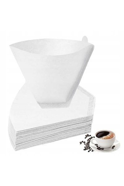 NO BRAND Filtre de cafea HOTUT din hârtie, mărimea 4, pachet de 100 de pungi ...