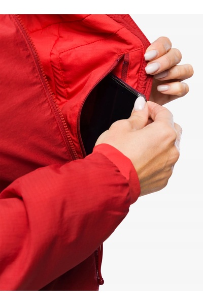 Berghaus MTN Seeker MW Jachetă sintetică cu glugă pentru femei - roșu dahlia XS