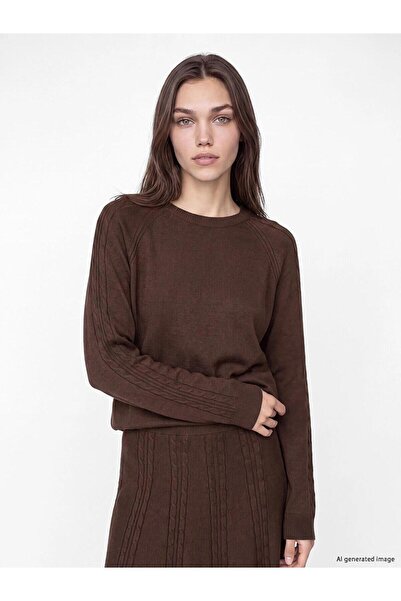 LC Waikiki Crew Neck Women's Knitwear Sweater (W6)