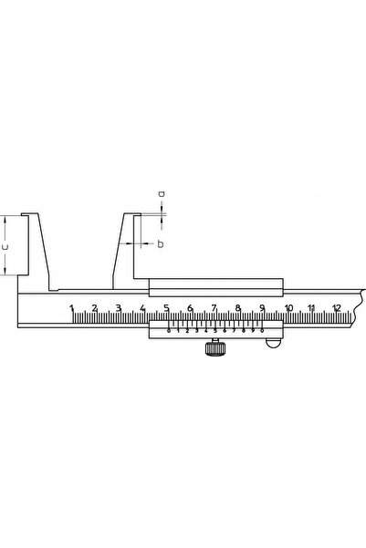 NO BRAND Șubler electronic Helios-Preisser 10mm