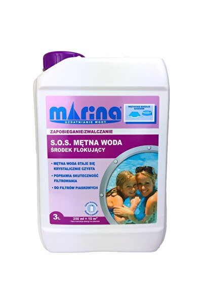 Marina AGENT DE FLOCARE PENTRU APĂ MURDARĂ DE POOL 3L
