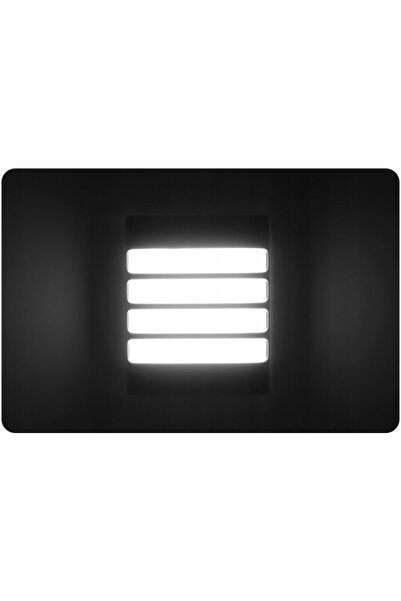 NO BRAND 6x LAMPĂ DE PERETE DECORATIVĂ NEAGRĂ CU LED, DE EXTERIOR, PENTRU UȘĂ...