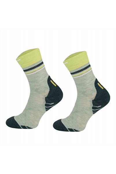 NO BRAND Șosete de trekking Clima Comfort, cu lână merinos, Olive Breeze 35-38