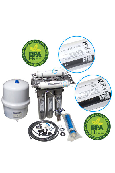 NO BRAND PLATINUM WASSER Filtru modern de apă cu osmoză RO6 NEO Slim, fără BPA