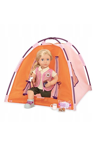 NO BRAND Our Generation: set de accesorii – All Night Campsite – CAZARE ÎN CORT