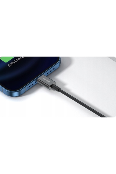 NO BRAND Cablu USB - Lightning Baseus Superior, 2,4 A, 2 m, negru (CALYS-C01)