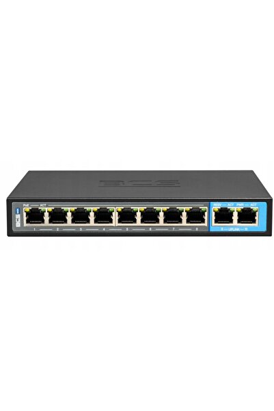 BCS -B-SP08G02G SWITCH GIGABIT POE 8xPOE 2xUPLINK RJ 96W SWITCH LAN