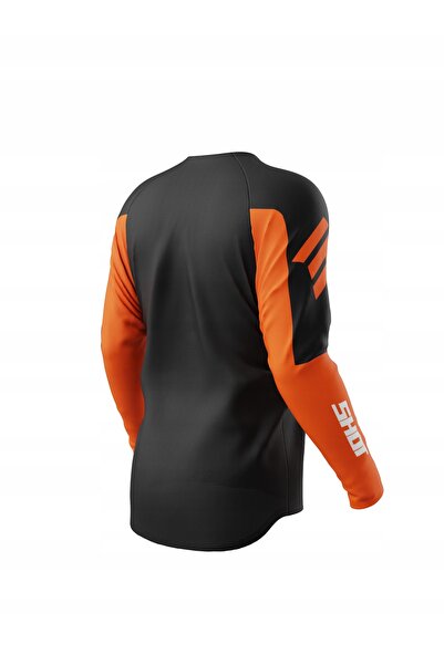 NO BRAND SHOT RACING BLUZA DRAW PRIVATE ORANGE [Mărimea XL]
