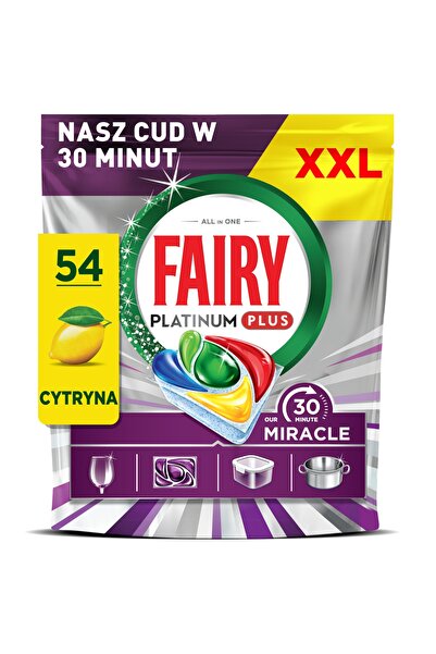 Fairy Platinum Plus Capsule de spălat vase miraculoase în 30 de minute Citron...