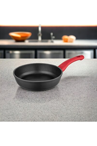 FLORINA Tigaie Mars 20 cm din aluminiu antiaderentă pentru inducție, neagră