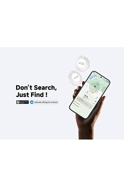 NO BRAND Lifemate GPS Bluetooth Tracker LifeTag Tracker Android + husă breloc