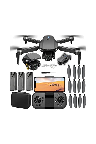 Hikari Cameră dronă E88 GT, 3 baterii, jucărie ZAWIS, 100 m, 1800 mAh