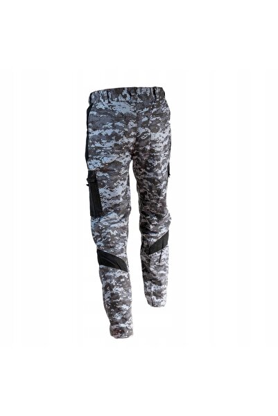 NO BRAND Pantaloni de protecție pentru lucru, camuflaj pixel, bumbac 100%, cu...