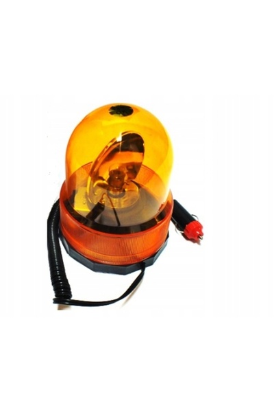 NO BRAND LAMPĂ DE AVERTIZARE 12V COCKADE PORTOCALIE (2348)