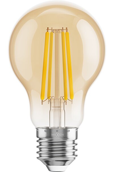 Mexen 10x Bec LED cu filament E27 tip Edison, lumină caldă, 8W=40W, nu pâlpâie