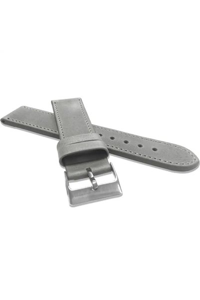 NO BRAND LAVVU Sport LSAUA24 - 24mm - Gri - Curea de ceas din piele